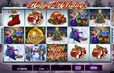 Happy Holidays Slot Microgaming