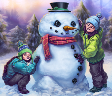 Happy Holidays Slot Snowman