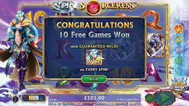 Spin Sorceress Slot Free Spins