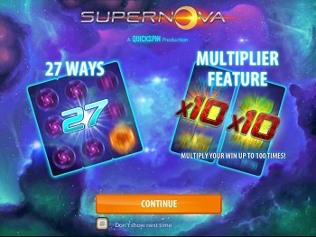 Supernova Quickspin Slot