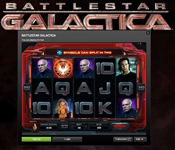 Battlestar Galactica Slot Microgaming