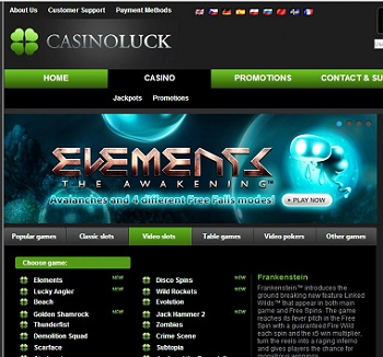 CasinoLuck NetEnt Casino