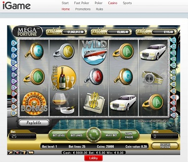 IGame Mega Fortune NetEnt