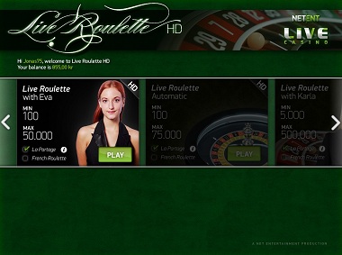 Safe and Cool Casinos NetEnt Live Casino