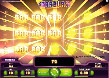 Starburst Slot NetEnt