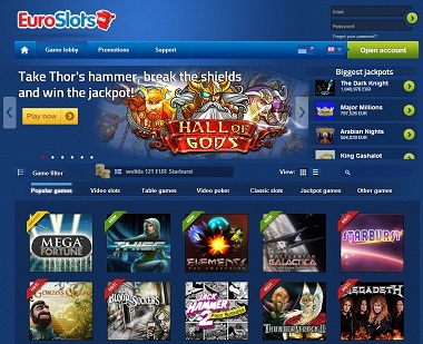 EuroSlots Casino NetEnt