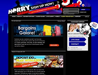 Harry Casino promotions