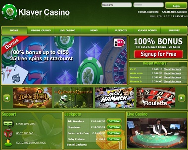 Klaver NetEnt Casino