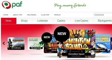 Paf Casino NetEnt Games