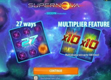 Supernova Quickspin Slot