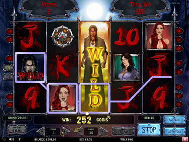 Wild Blood Slot from Playn go