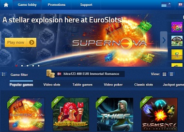 EuroSlots NetEnt Casino