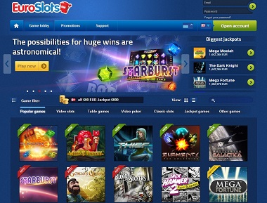 EuroSlots NetEnt Casino