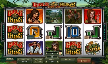 Girls With Guns Microgaming Slot