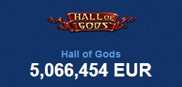 Hall of Gods Jackpot NetEnt