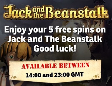 Jack Beanstalk NetEnt Free Spins