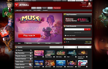 Jetbull Casino Muse NetEnt