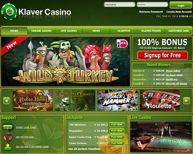 Klaver Casino NetEnt