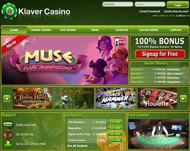 Klaver NetEnt Casino