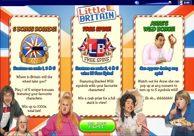 Little Britain Slot Game Ash