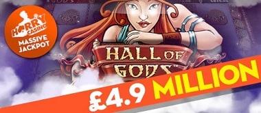 Hall of Gods NetEnt Jackpot