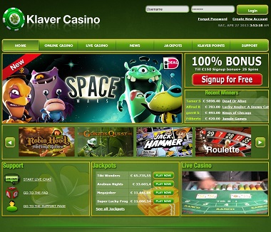 Klaver Casino Bonus