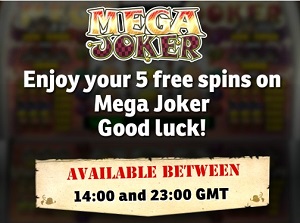 Mega Joker Free Spins NetEnt