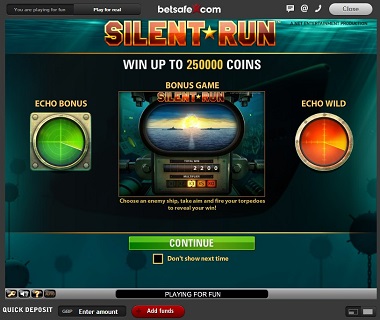 Silent Run NetEnt Slot Betsafe