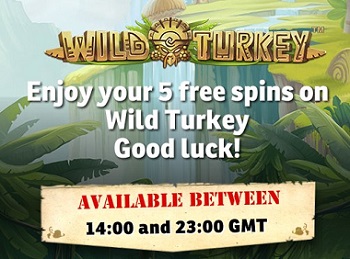 Wild Turkey Slot Free Spins