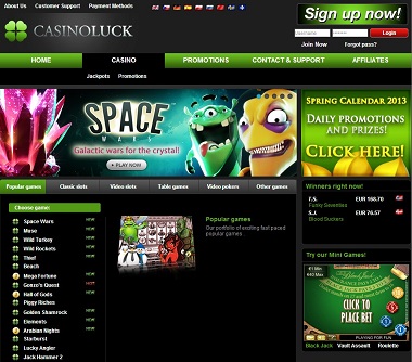 CasinoLuck Promotions