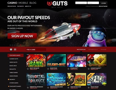 Guts Casino Fast Payouts