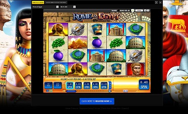 Rome Egypt Williams Slot