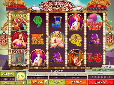 Safe and Cool Casinos Carnival Royale Slot Game