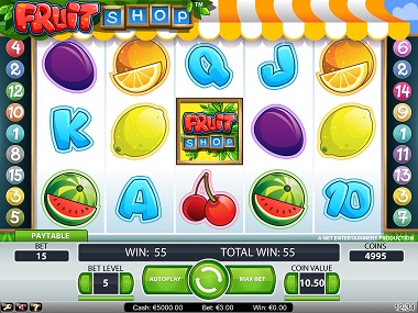 Fruit Shop NetEnt Slot