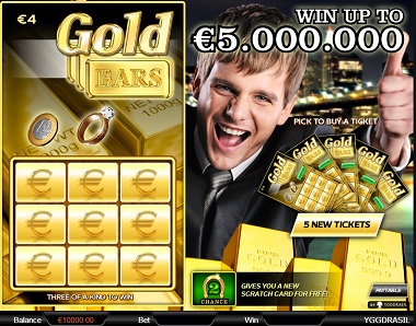 Gold Bars Scratch Card