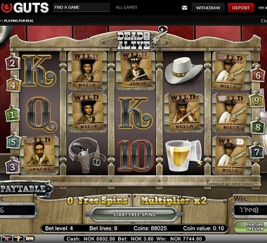 NetEnt Win Guts Casino