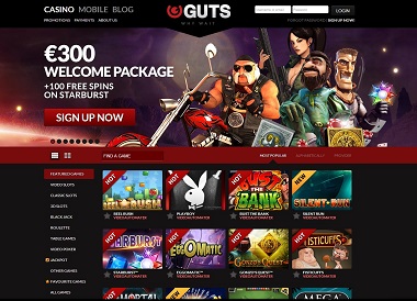 Guts Casino Guts NetEnt Casino
