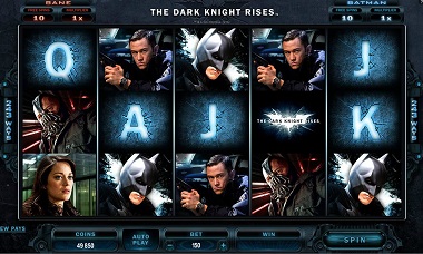 Dark Knight Rises Online Slot Microgaming