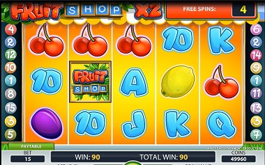 Fruit Shop Screenshot NetEnt