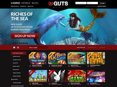 Guts Casino NetEnt