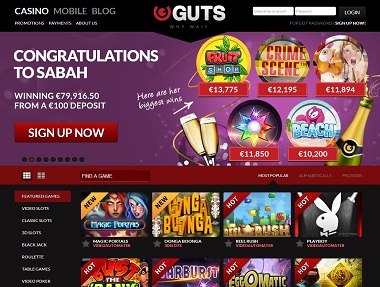 Guts Casino Winner