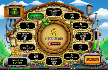 Bonus Game Potion Factory Slot