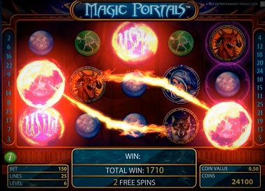 Magic Portals NetEnt Fire Feature