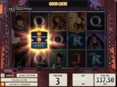 Three Musketeers Game Quickspin