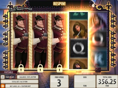 Three Musketeers Game Slot