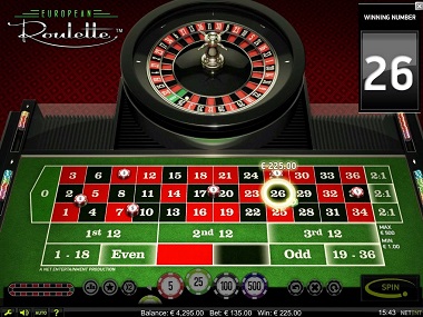 NetEnt European Roulette