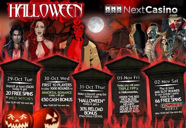 NextCasino Halloween Promotions
