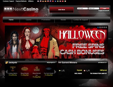 NextCasino Halloween Promotions
