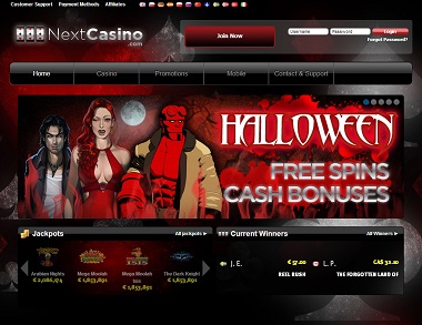 NextCasino Halloween Promotions