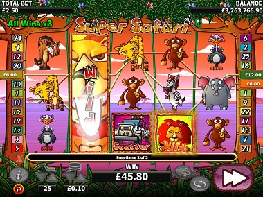 Super Safari Video Slot